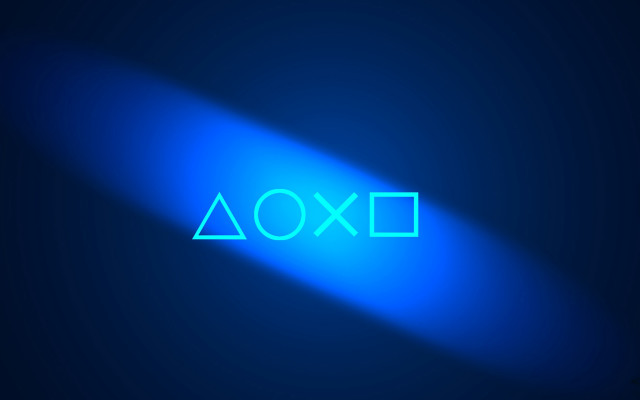 Blue neon sign aoxi light free wallpaper for desktop - medium preview image