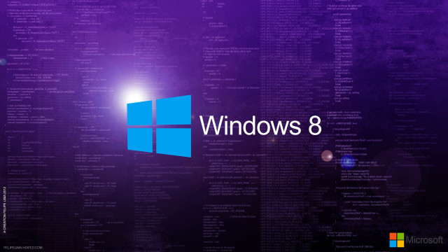 Purple background windows8 text window8 free wallpaper for desktop - medium preview image
