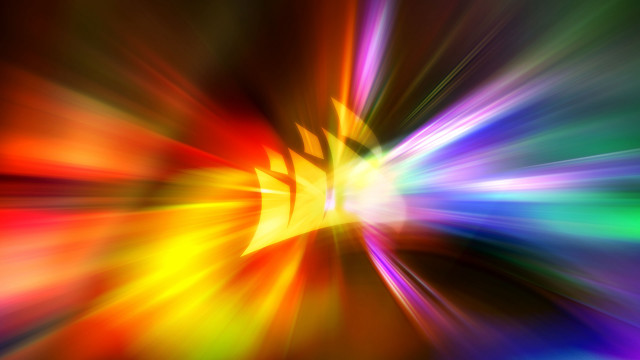 Colorful abstract background blurry person free wallpaper for desktop - medium preview image