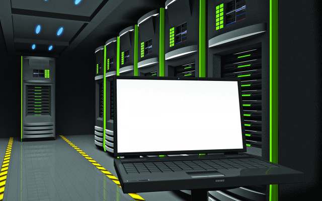Laptop shelf server room blank free wallpaper for desktop - medium preview image