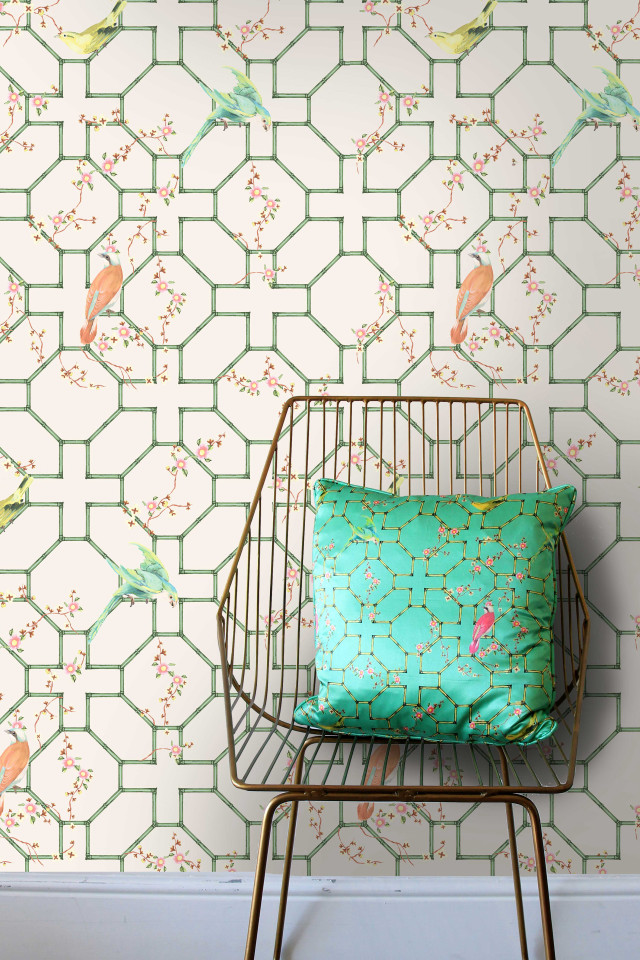 Green pillow metal chair bird #2 free wallpaper for mobile - medium preview image