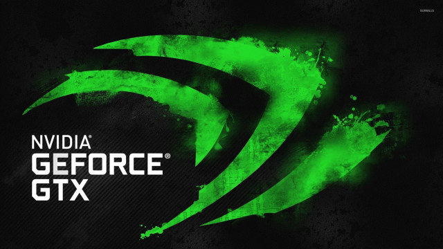 Nvidia geforce gtx logo black #3 free wallpaper for desktop - medium preview image