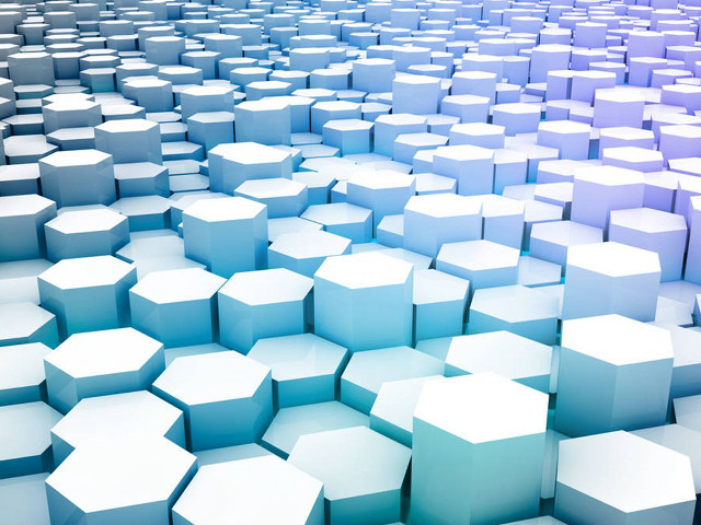 White blue cubes large group free wallpaper for desktop - medium preview image