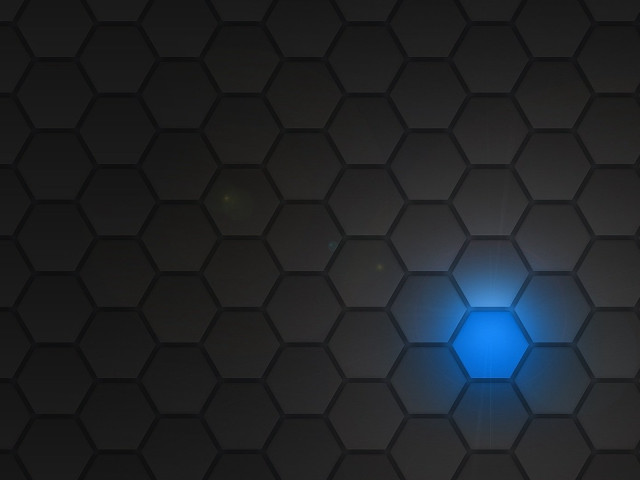 Dark blue hexagonal pattern light #2 free wallpaper for desktop - medium preview image