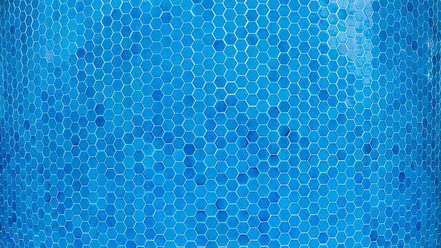 Blue tiled wall blue umbrella free wallpaper for desktop - medium preview image