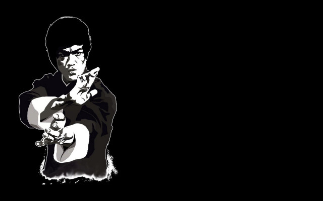 Man gun black background vector free wallpaper for desktop - medium preview image