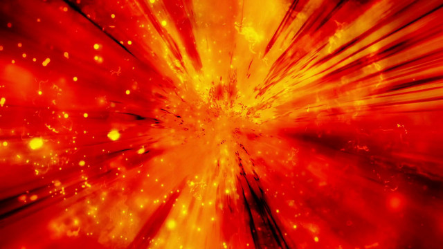 Red yellow background light burst free wallpaper for desktop - medium preview image