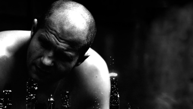 Man city skyline looking down free wallpaper for desktop - medium preview image