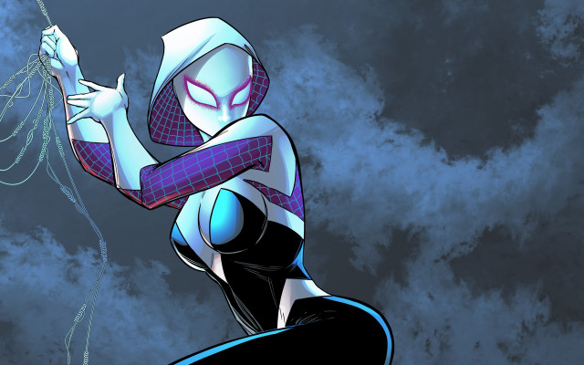 Cartoon character string mask spider free wallpaper for desktop - medium preview image