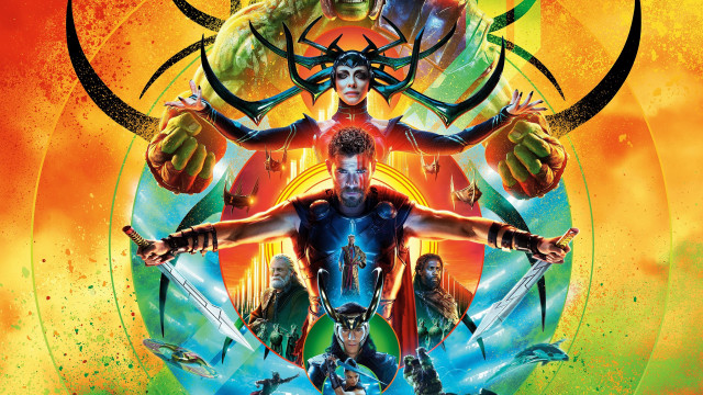 Man surrounded by monsters psychedelic free wallpaper for desktop - medium preview image