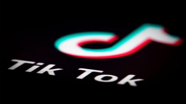 Tik tok logo phone screen free wallpaper for desktop - medium preview image