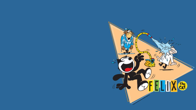 Cartoon character playing dog cat free wallpaper for desktop - medium preview image