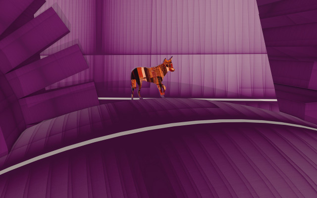 Horse purple room purple walls free wallpaper for desktop - medium preview image