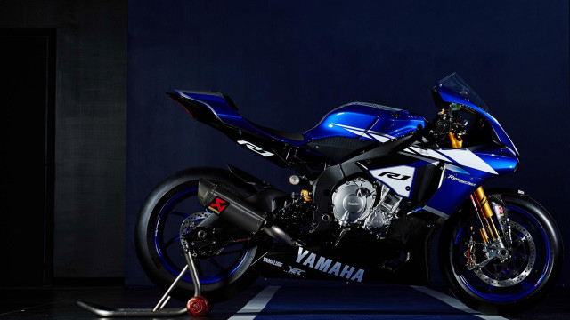 Blue motorcycle dark room black #3 free wallpaper for desktop - medium preview image