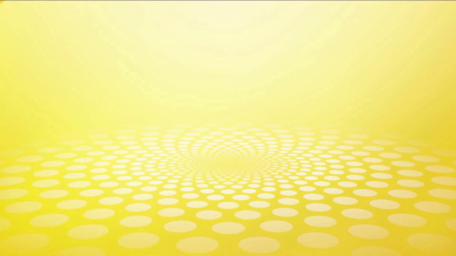 Yellow background circular pattern white free wallpaper for desktop - medium preview image