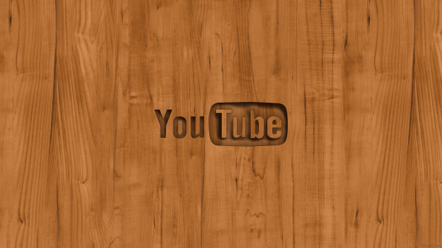 Wooden wall youtube logo background free wallpaper for desktop - medium preview image