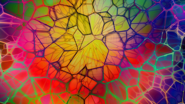 Colorful abstract background large flower free wallpaper for desktop - medium preview image