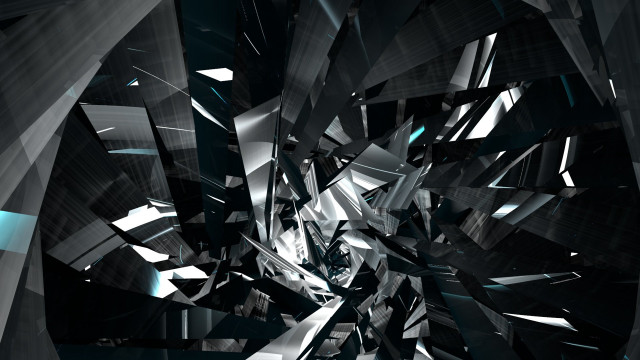 Large black white abstract glass free wallpaper for desktop - medium preview image