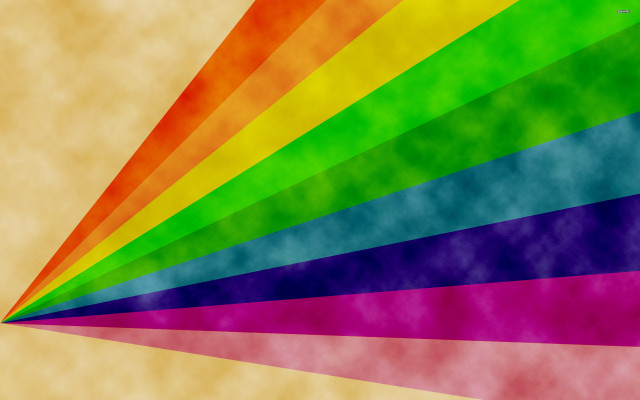 Rainbow colors drawing white background free wallpaper for desktop - medium preview image