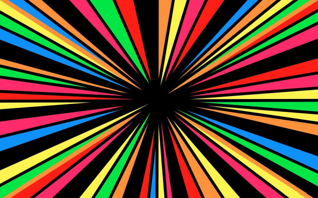 Colorful background black center rainbow free wallpaper for desktop - medium preview image