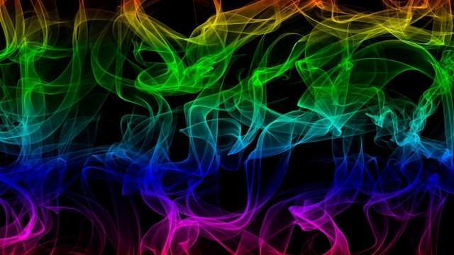 Colorful smoke background black photo free wallpaper for desktop - medium preview image