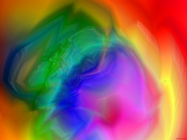 Colorful abstract painting circular design free wallpaper for desktop - medium preview image