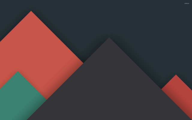 Black red mountain green triangle #3 free wallpaper for desktop - medium preview image