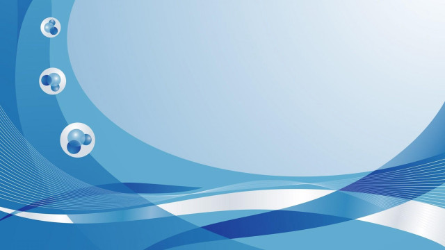 Blue background white circle waves free wallpaper for desktop - medium preview image