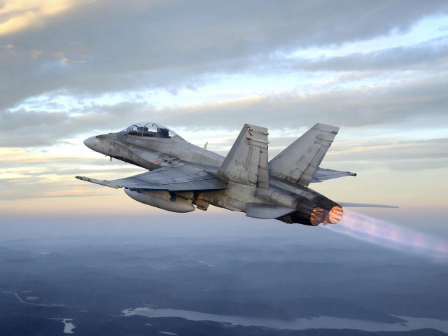 Jet flying sky background clouds free wallpaper for desktop - medium preview image