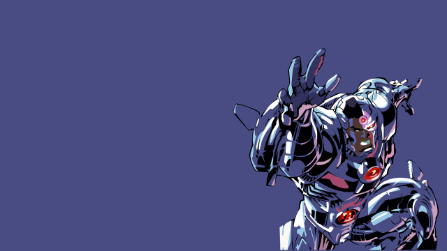 Robot flying arms outstretched head free wallpaper for desktop - medium preview image