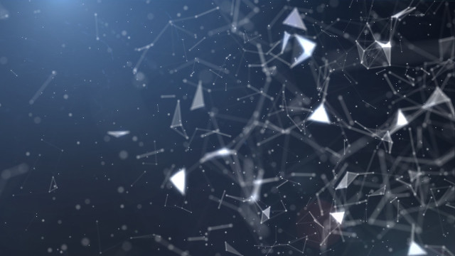 Dark background floating objects light free wallpaper for desktop - medium preview image