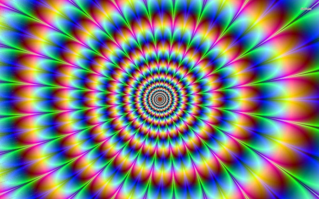 Psychedelic spiral design colorful artwork #2 free wallpaper for desktop - medium preview image