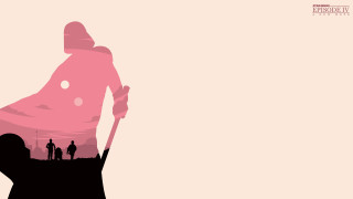 Person holding pink umbrella silhouette - a pink umbrella free wallpaper
