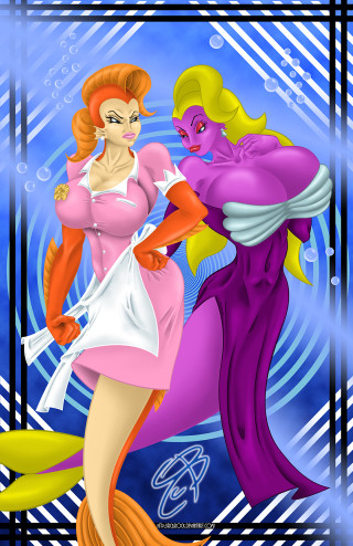 Two women pink purple painting - two woman free wallpaper for mobile