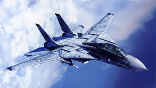 Fighter jet cloudy sky jet - bill sienkiewicz free wallpaper