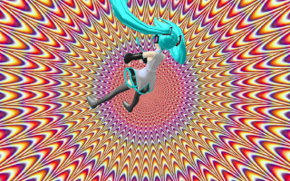 Woman flying colorful pattern blue - a colorful pattern free wallpaper