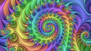 Spiral design multicolored shapes computer - spiral free wallpaper