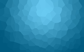 Blue low poly iceberg ocean - clean free wallpaper for desktop