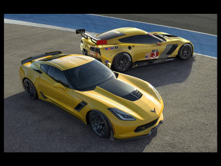 Yellow sports cars driving track - a blue line free wallpaper
