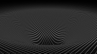 Distorted black white background image - op art free wallpaper