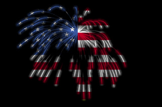 Fireworks american flag colors black - americo makk free wallpaper for desktop