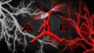 Basketball player jumping lightning air - shock art free wallpaper