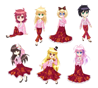 Anime girls outfits hair styles 8 - all free wallpaper for tablet