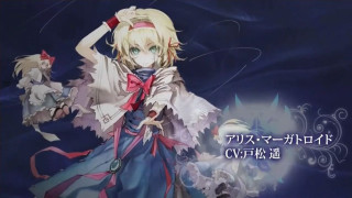 Anime whitehair blue dress redbow - a long white hair free wallpaper