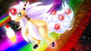 Cartoon unicorn rainbow background stars - derf free wallpaper for desktop