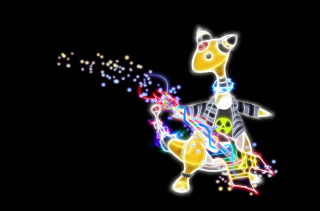 Giraffe musical instrument black background - a giraffe free wallpaper