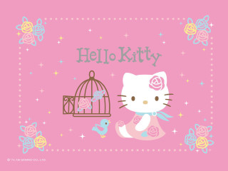Hello kitty wallpaper bird cage - kitty wallpaper free wallpaper
