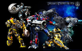 Robots space dark galaxy mecha - a group of robots free wallpaper