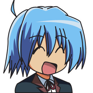 Cartoon character blue hair tie - her head free wallpaper for tablet