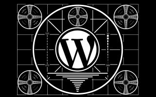 Wordpress logo black white circles - wpa free wallpaper